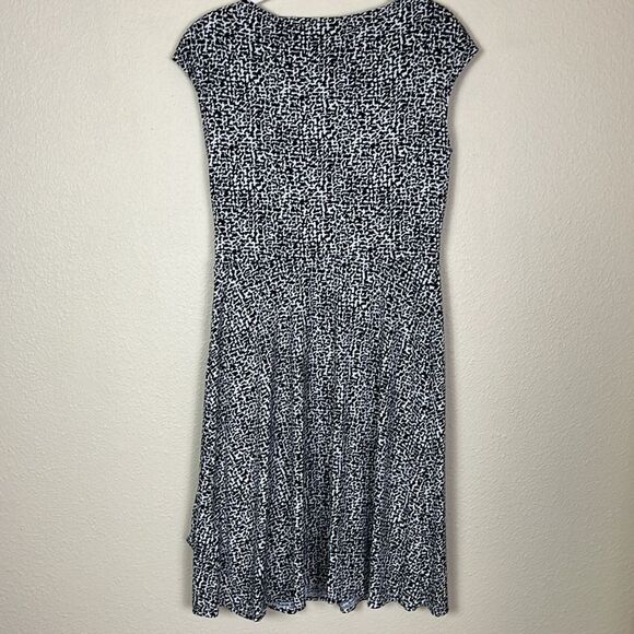 Ralph Lauren faux wrap dress with flutter accent size 12 - Picture 3 of 9